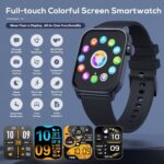 Smart Watches for Women Men, 1.83" HD Smartwatch with 120 Sports Modes, IP67 Waterproof, Bluetooth Call and Music Control；Heart Rate and Sleep Monitor (Black) - Image 3