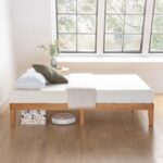 Mellow Naturalista Classic - 12 Inch Solid Wood Platform Bed with Wooden Slats, No Box Spring Needed, Easy Assembly, Queen, Pine - Image 6