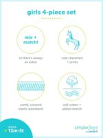 Simple Joys by Carter's girls 4-piece Playwear Set - Image 5