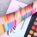 Highly Pigmented Eye Makeup Palette, Matte Shimmer Metallic Eyeshadow Pallet Long Lasting Blendable Natural Colors Make Up Eye Shadows Cosmetics Gift Kit - Image 5