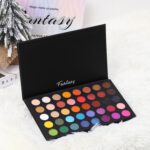 Highly Pigmented Eye Makeup Palette, Matte Shimmer Metallic Eyeshadow Pallet Long Lasting Blendable Natural Colors Make Up Eye Shadows Cosmetics Gift Kit - Image 9