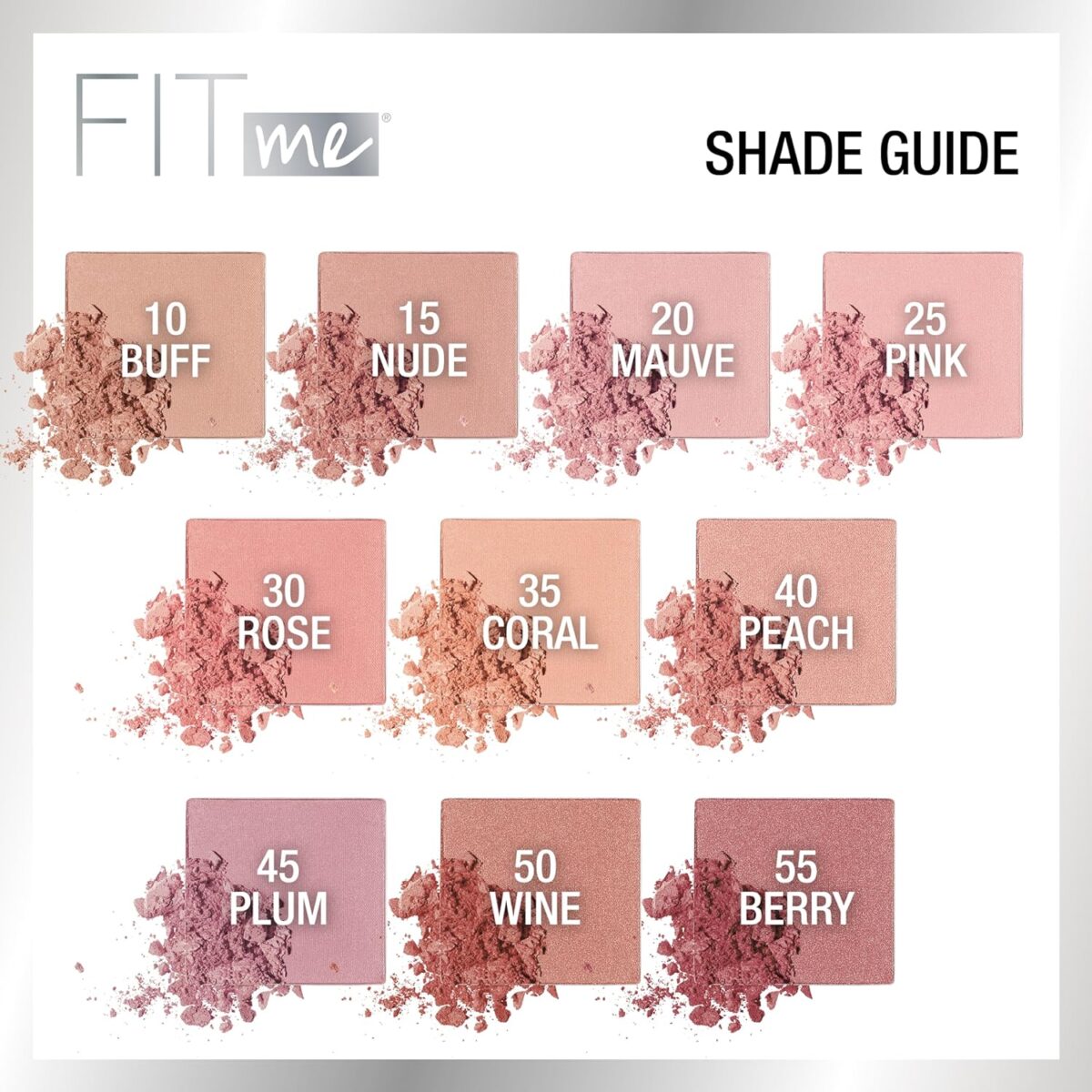Maybelline Fit Me Powder Blush, Lightweight, Smooth, Blendable, Long-lasting All-Day Face Enhancing Makeup Color, Mauve, 1 Count - Image 4