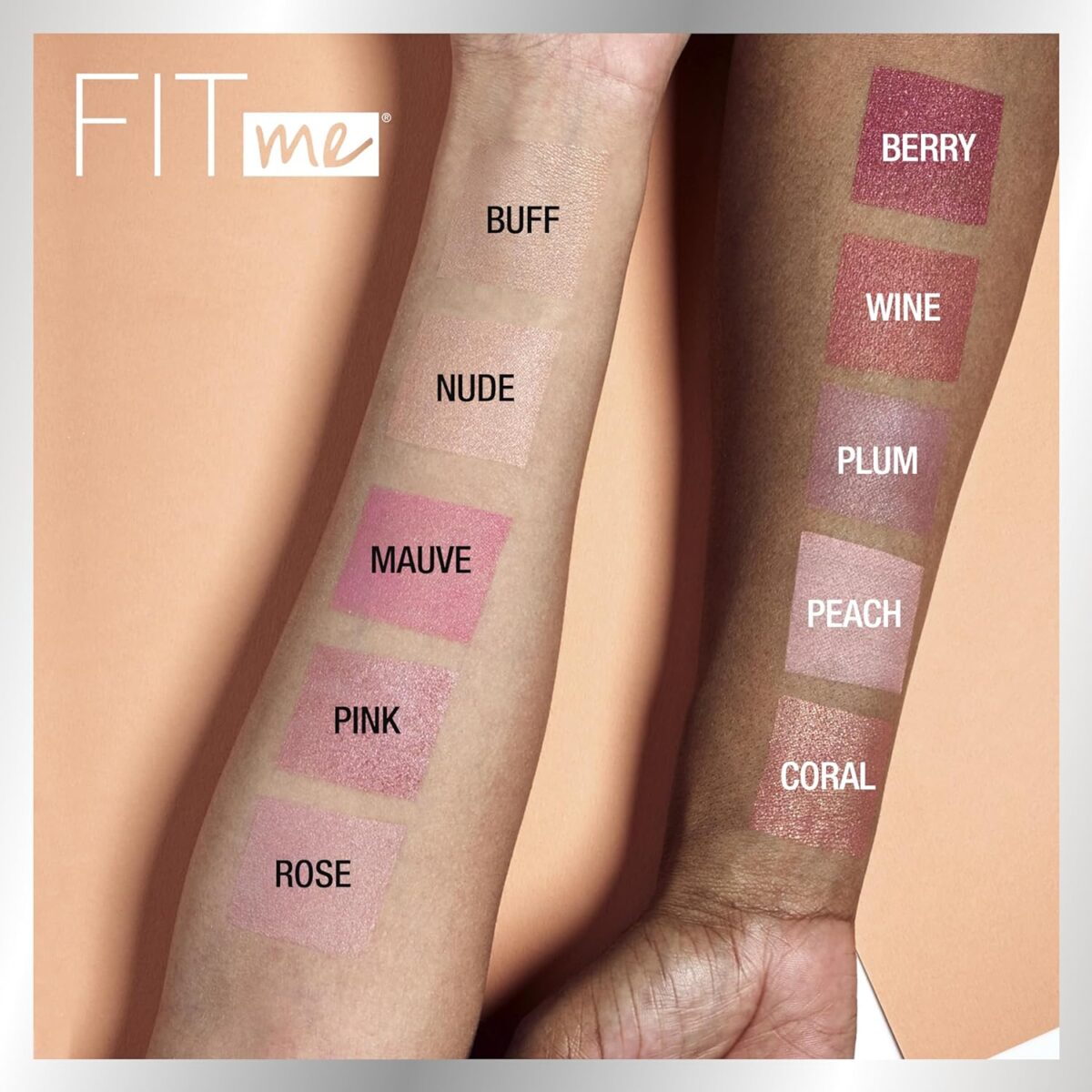 Maybelline Fit Me Powder Blush, Lightweight, Smooth, Blendable, Long-lasting All-Day Face Enhancing Makeup Color, Mauve, 1 Count - Image 8