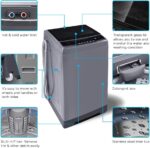 COMFEE’ 1.6 Cu.ft Portable Washing Machine, 11lbs Capacity Fully Automatic Compact Washer with Wheels, 6 Wash Programs Laundry Drain Pump, Ideal for Apartments, RV, Camping, Magnetic Gray - Image 3
