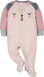 Gerber Baby Girls 4 Pack Sleep 'N Play Footie - Image 3