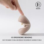 Hstyle Baby Sock Shoes Toddler Walking Shoes Infant Non-Slip Slippers Soft Rubber Sole Sneakers for Baby Boys Girls - Image 4