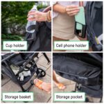 Summer Infant Ingenuity 3Dquickclose CS+ Compact Fold Stroller – Lightweight Stroller with Oversized Canopy, Extra-Large Storage and Compact Fold, Gray - Image 8