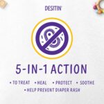 Desitin Maximum Strength Baby Diaper Rash Cream, 40% Zinc Oxide, Hypoallergenic No Added Parabens & Dyes, Protects & Relieves Baby’s Skin for Up to 12 Hours, Prevents Diaper Rash, 4.8 oz Tube - Image 6