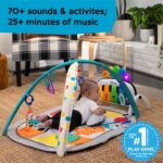Baby Einstein 4-in-1 Kickin' Tunes Music and Language Play Gym and Piano Tummy Time Activity Mat - Image 6