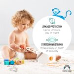 Amazon Brand - Mama Bear Gentle Touch Diapers, Size 5, 132 Count (4 packs of 33) - Image 8