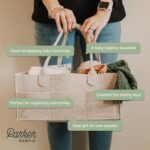 Parker Baby Diaper Caddy - Nursery Storage Bin and Car Organizer for Diapers and Baby Wipes - Oatmeal, Regular - Image 6