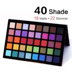 UCANBE Spotlight Eyeshadow Palette Professional 40 Color Eye Shadow Matte Shimmer Makeup Pallet Highly Pigmented Colorful Powder Long Lasting Waterproof Eye Shadow - Image 3