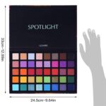 UCANBE Spotlight Eyeshadow Palette Professional 40 Color Eye Shadow Matte Shimmer Makeup Pallet Highly Pigmented Colorful Powder Long Lasting Waterproof Eye Shadow - Image 6