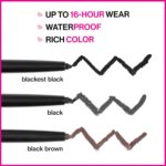 wet n wild Mega Last Breakup Proof Waterproof Retractable Gel Eyeliner - Ultra Pigmented 16-Hour Long Wear, Smudge Proof Satin Finish Formula, Cruelty-Free & Vegan - Charcoal - Image 6