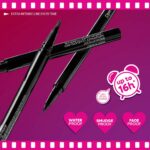 wet n wild Mega Last Breakup Proof Liquid Eyeliner - Ultra-Fine Brush, Waterproof, 16-Hour Long-Lasting Wear- Cruelty-Free & Vegan - Black - Image 3
