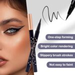 Beauty Fantasy Eyeliner Pen – Ultra-Fine Felt Tip, Waterproof & Smudge-Proof Liquid Eyeliner, 24H Long Wear, Jet Black, Quick-Drying, Cruelty-Free, 0.01 FL.OZ/0.4 ML - Image 4