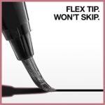 Maybelline Hyper Easy Liquid Pen No-Skip Eyeliner, Satin Finish, Waterproof Formula, Pitch Black, 0.018 Fl Oz - Image 6