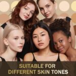 LAVONE Eyebrow Stamp Pencil Kit for Eyebrows Makeup, with Waterproof Eyebrow Pencil, Eyeliner, Eyebrow Pomade, and Dual-ended Eyebrow Brush - Dark Brown - Image 9