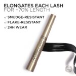 L'Oreal Paris Makeup Telescopic Original Lengthening, Lash Separating Mascara with Dual Precision Brush, Washable, Blackest Black, 0.27 Fl Oz., 1 Count - Image 8