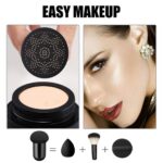 Air Cushion CC Cream Mushroom Head Foundation, Moisturizing BB Cream Makeup Long Lasting Matte Concealer (Natural) - Image 6