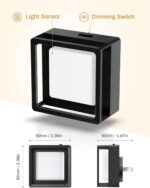 DORESshop LED Night Light, Night Lights Plug Into Wall [2 Pack] with Dusk-to-Dawn Sensor, Dimmable Nightlights, Adjustable Brightness for Bathroom, Hallway, Bedroom,Kids Room,Stairway,Soft White - Image 6