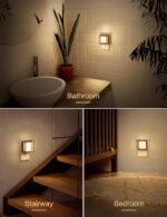 DORESshop LED Night Light, Night Lights Plug Into Wall [2 Pack] with Dusk-to-Dawn Sensor, Dimmable Nightlights, Adjustable Brightness for Bathroom, Hallway, Bedroom,Kids Room,Stairway,Soft White - Image 7