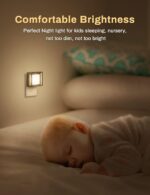 DORESshop LED Night Light, Night Lights Plug Into Wall [2 Pack] with Dusk-to-Dawn Sensor, Dimmable Nightlights, Adjustable Brightness for Bathroom, Hallway, Bedroom,Kids Room,Stairway,Soft White - Image 8