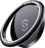 Syncwire Cell Phone Ring Holder Stand, 360 Degree Rotation Finger Ring Kickstand Polished Metal Phone Grip for Magnetic Car Mount - Image 2