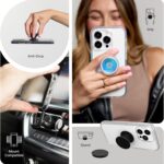 ​​​​PopSockets Phone Grip with Expanding Kickstand, Adhesive Grip, Cute PopSockets - Blanc Fresh - Image 7