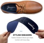 Jousen Men's Fashion Sneakers Classic Retro Casual Shoes for Men Breathable Business Dress Sneaker - Image 4