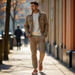 Jousen Men's Fashion Sneakers Classic Retro Casual Shoes for Men Breathable Business Dress Sneaker - Image 6