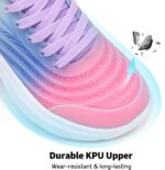 DREAM PAIRS Girls Boys Shoes Kids Tennis Sparkle Glitter Lace up Athletic Running Sneakers - Image 4