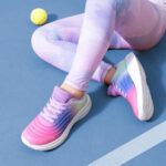 DREAM PAIRS Girls Boys Shoes Kids Tennis Sparkle Glitter Lace up Athletic Running Sneakers - Image 6