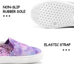 K KomForme Toddler Sneakers for Girls Boys Slip On Canvas Walking Shoes - Image 5