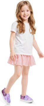 K KomForme Toddler Sneakers for Girls Boys Slip On Canvas Walking Shoes - Image 7