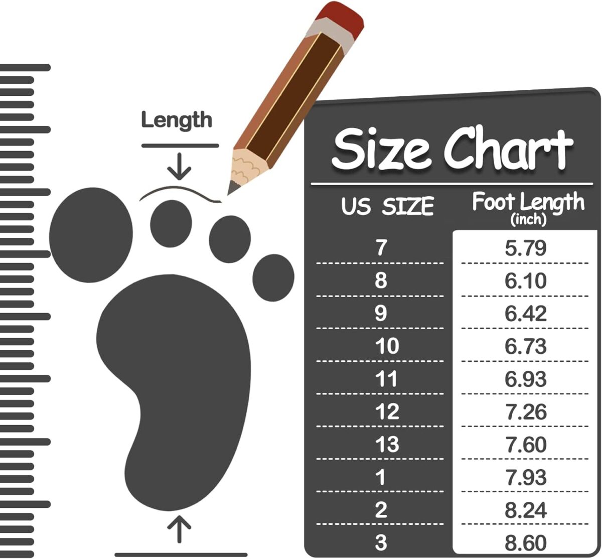 K KomForme Toddler Sneakers for Girls Boys Slip On Canvas Walking Shoes - Image 9