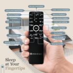 Sven & Son Classic Adjustable Bed Base, Head and Foot Lift, Massage, Under-Bed Lights, USB, Gel Memory, Zero Gravity Smart Frame - Split King + 14 inch Hybrid Spring Matt (Medium Soft) - Image 5