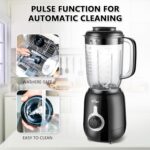 Bear Blender, 2025 New 700W Smoothie Countertop Blender with 40oz Cup for Shakes and Smoothies, 3-Speed for Crushing Ice, Puree and Frozen Fruit with Autonomous Clean - Image 4