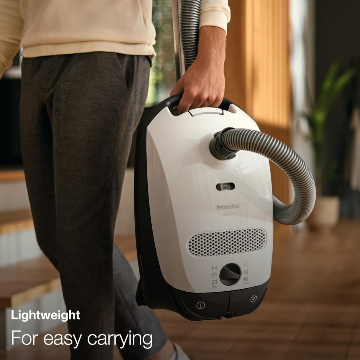 Miele Classic C1 Turbo Team Bagged Canister Vacuum, Tech Blue - Portable, Household - Image 5