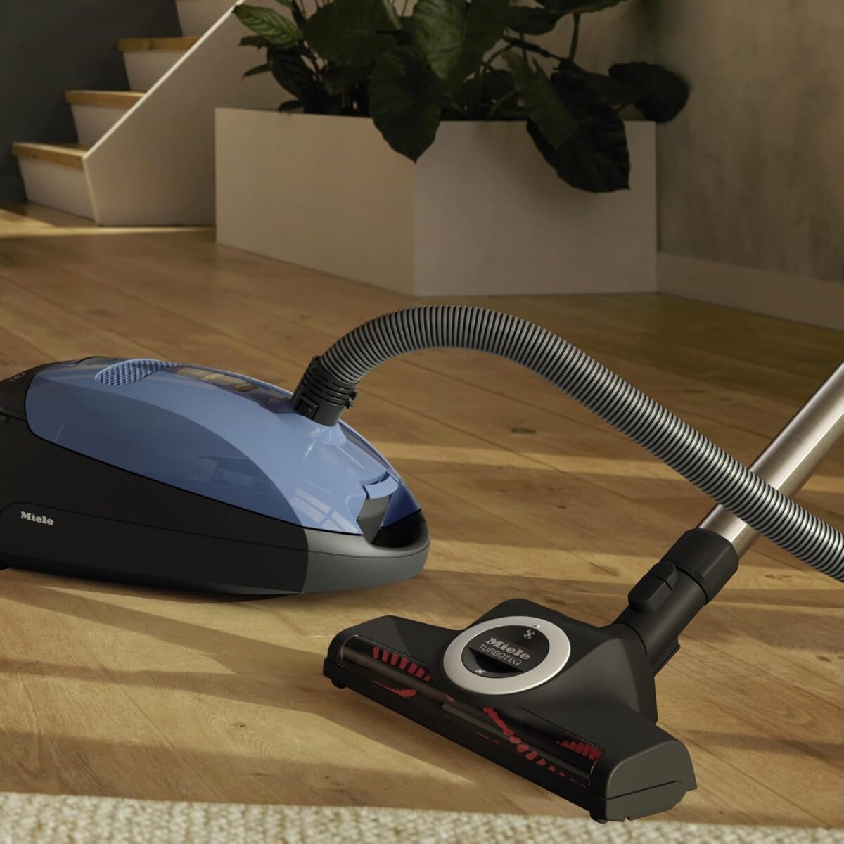 Miele Classic C1 Turbo Team Bagged Canister Vacuum, Tech Blue - Portable, Household - Image 10