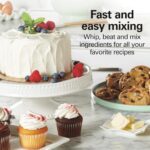 Hamilton Beach 6-Speed Electric Hand Mixer with Whisk, Traditional Beaters, Snap-On Storage Case, 250 Watts, White - Image 8