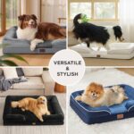 Bedsure Orthopedic Dog Beds Large Sized Dog - Washable Large Dog Cat Bed Waterproof, Comfort Dogs Couch Sofa with Washable Removable Cover, Pet Bed with Nonskid Bottom, Grey, 35" - Image 10