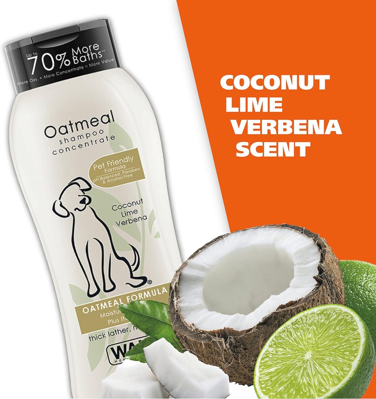 Wahl USA Dry Skin & Itch Relief Pet Shampoo for Dogs – Oatmeal Formula with Coconut Lime Verbena Scent & Pet Friendly Formula, 24 Oz - Model 820004A - Image 8