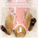 ANWA 2 Pack Cat Recovery Suit - Breathable Cat Onesie for Cats After Surgery Female, Kitten Surgery Recovery Suit Female Abdominal Wounds - Image 4