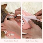 ANWA 2 Pack Cat Recovery Suit - Breathable Cat Onesie for Cats After Surgery Female, Kitten Surgery Recovery Suit Female Abdominal Wounds - Image 5