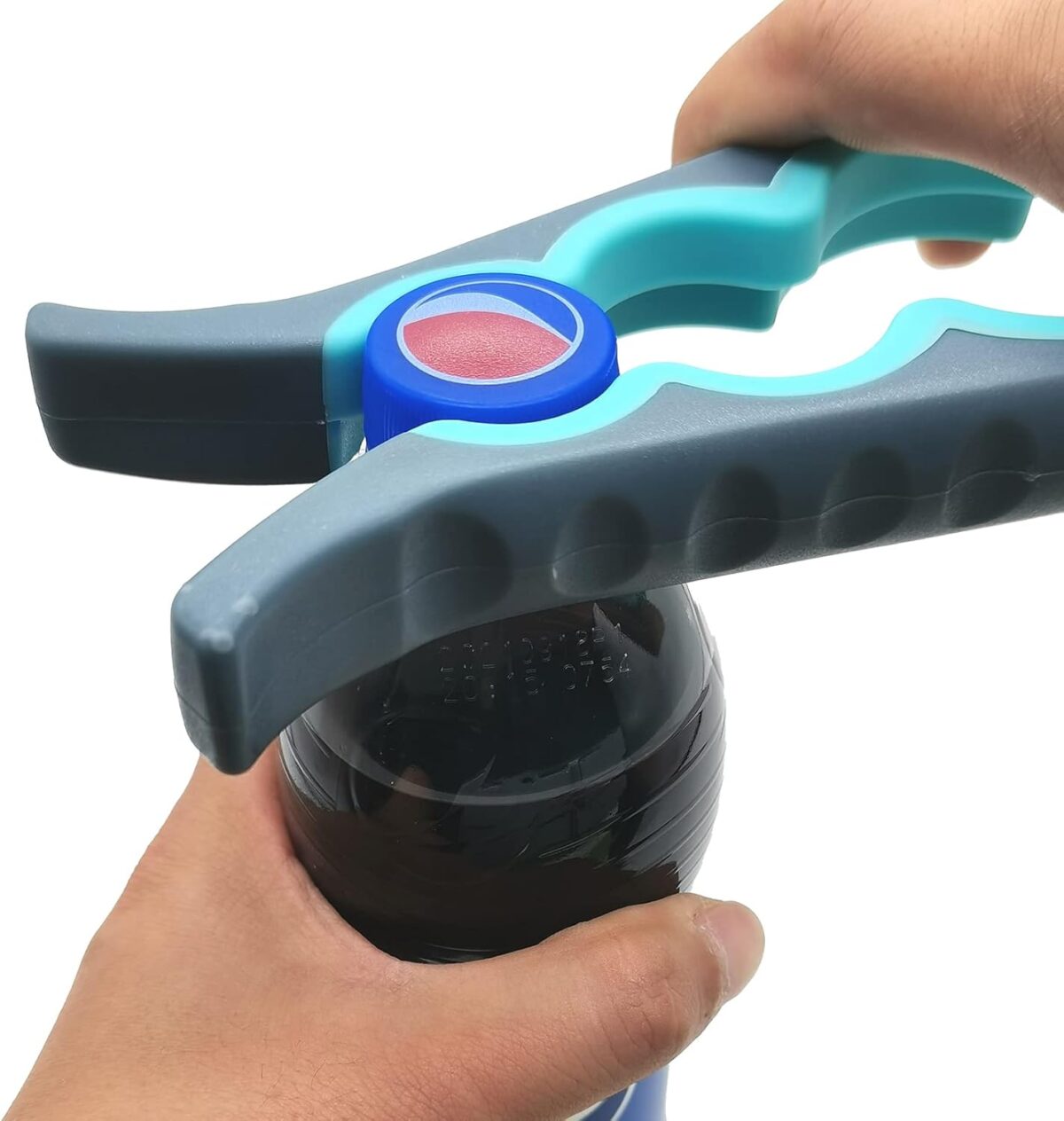 Otstar Jar Opener Bottle Opener and Can Opener for Weak hands, Seniors with Arthritis and Anyone with Low Strength, Mutil Jar Opener Get Lids Off Easily (Blue and Grey) - Image 8