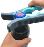 Otstar Jar Opener Bottle Opener and Can Opener for Weak hands, Seniors with Arthritis and Anyone with Low Strength, Mutil Jar Opener Get Lids Off Easily (Blue and Grey) - Image 8