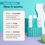 Proactiv 3 Step Acne Treatment - Benzoyl Peroxide Face Wash, Repairing Acne Spot Treatment for Face and Body, Exfoliating Toner - 30 Day Complete Acne Skin Care Kit - Image 4