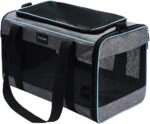 Vceoa 17.5x11x11 Inches Cat, Dog Carrier for Pets Up to 16 Lbs, Soft-Sided Cat Bag Animal Carriers Travel Puppy Carry As a Toy of Fabric Pet Home - Image 4