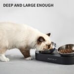 PETKIT Raised Dog Cat Food Bowl 304 Stainless Steel, Elevated Pet Food and Water Bowl Dishes, Elevated Cat Bowls, Non-Slip Tilted Cat Bowl No Spill - Image 10